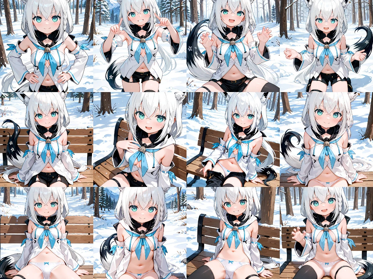 4K Shirakami Fubuki (Holo Girls) – 483 Images – Full Pack